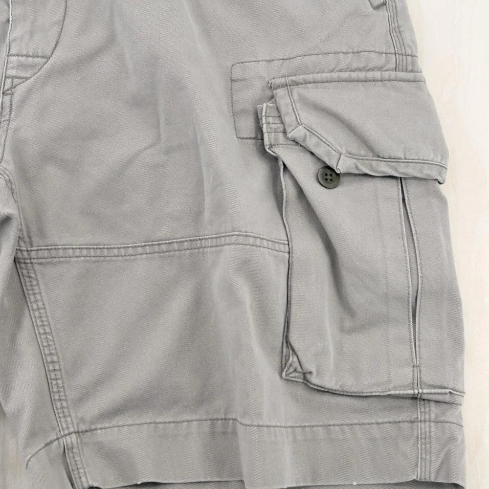 Polo Ralph Lauren‎ Cargo Shorts Mens 36 Khaki Tan Multi-Pocket 90s Gorpcore